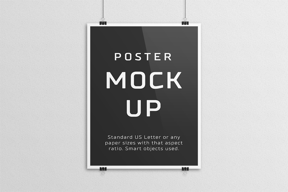 Poster Mock Up – US Letter, a Print Template by Petr Stránský (Photo 6 of 8)