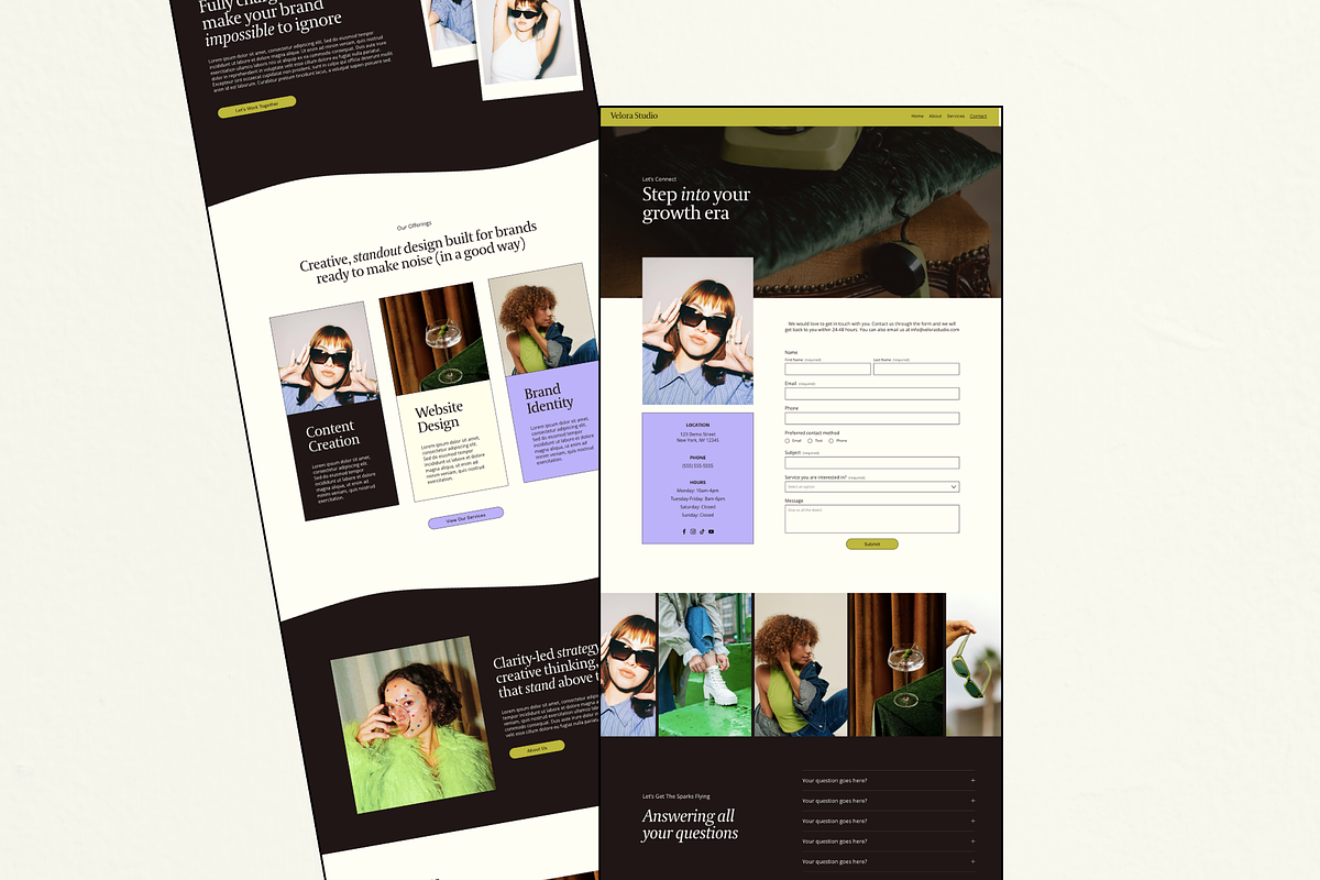 Squarespace Bold Agency Template, a Squarespace Template by Breah Designs (Photo 6 of 10)