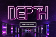 Timeless Neon Font, a Sans Serif Font by 177Studio (Thumbnail 3 of 8)