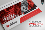 RW Swiss Modern Corporate Brochure, a Brochure Template by Reclameworks (Thumbnail 1 of 5)
