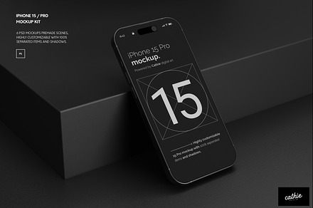 iPhone 15 Pro Mockup Kit