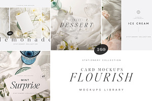 FLOURISH Card Mockups Bundle