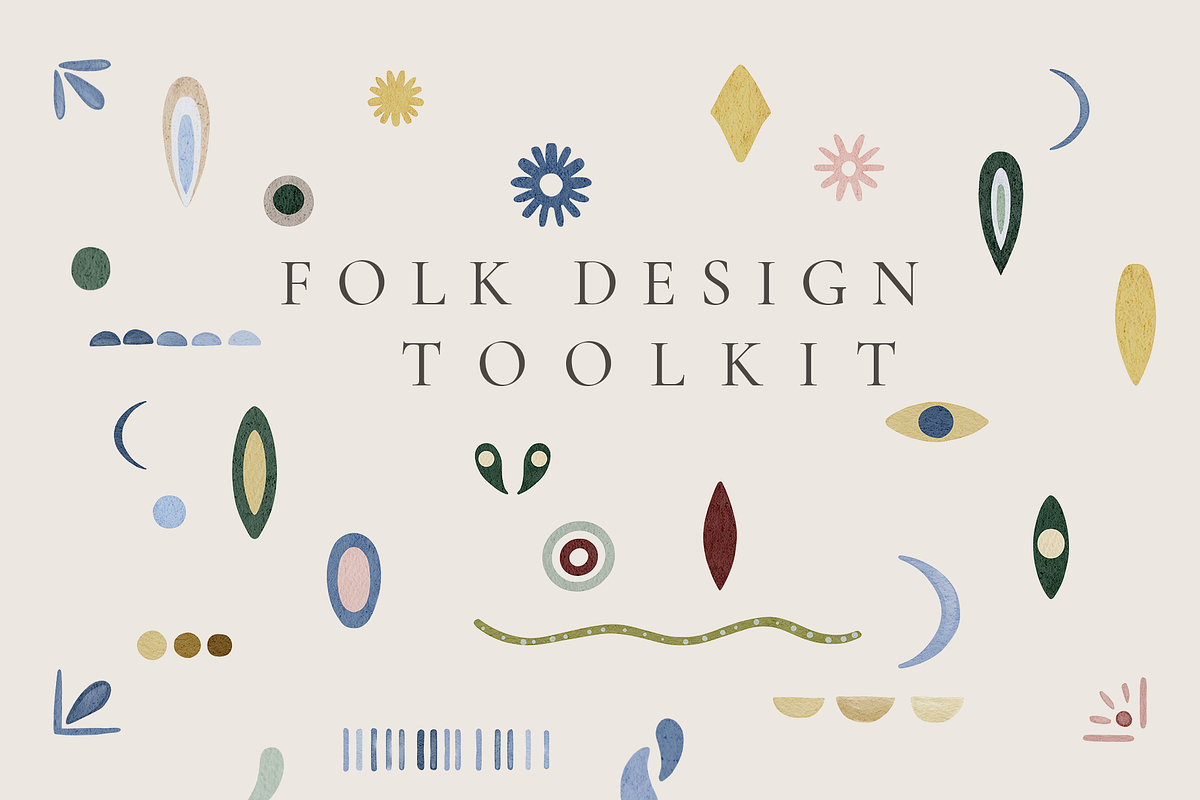Modern Folk Motifs Collection, a Decorative Illustration by Karma (Photo 12 of 17)