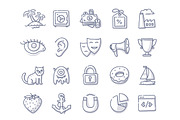 120 Universal Doodle Icons, an Icon by Rassko (Thumbnail 5 of 5)
