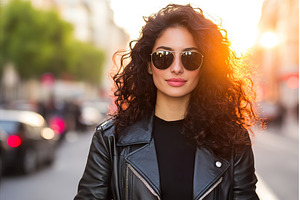 Young woman in sunglasses and, a Beauty & Fashion Photo by Lermont51
