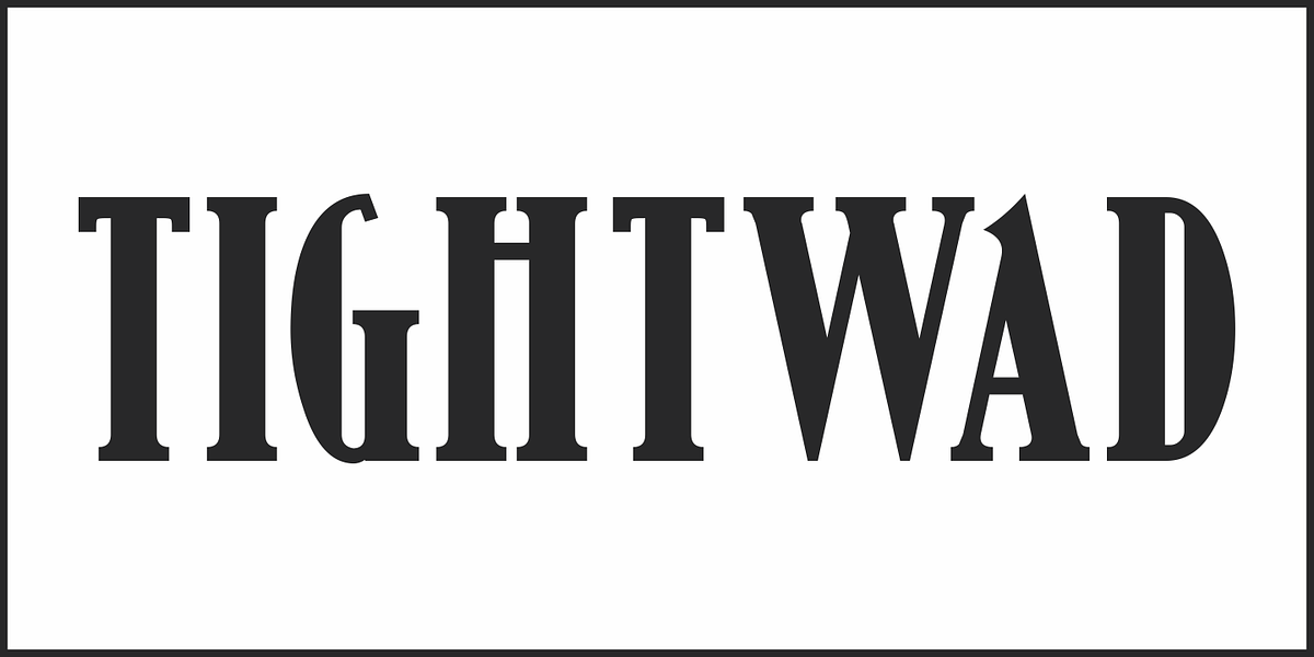 Tightwad JNL, a Font by Jeff Levine Fonts (Photo 2 of 5)