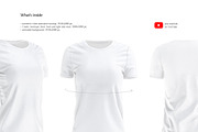 Women's T-shirt Animated Mockup, a Shirt Mockup by rebrandy (Thumbnail 3 of 11)