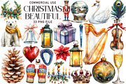 Beautiful Christmas Clipart, an Illustration by Daily.Designs (Thumbnail 1 of 4)
