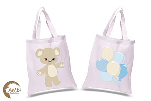 Baby Boy Bear Nursery AMB-1460