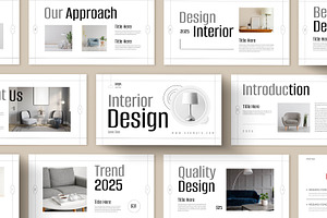 Interior Design Presentation Layout, a Presentation Template by ContestDesign