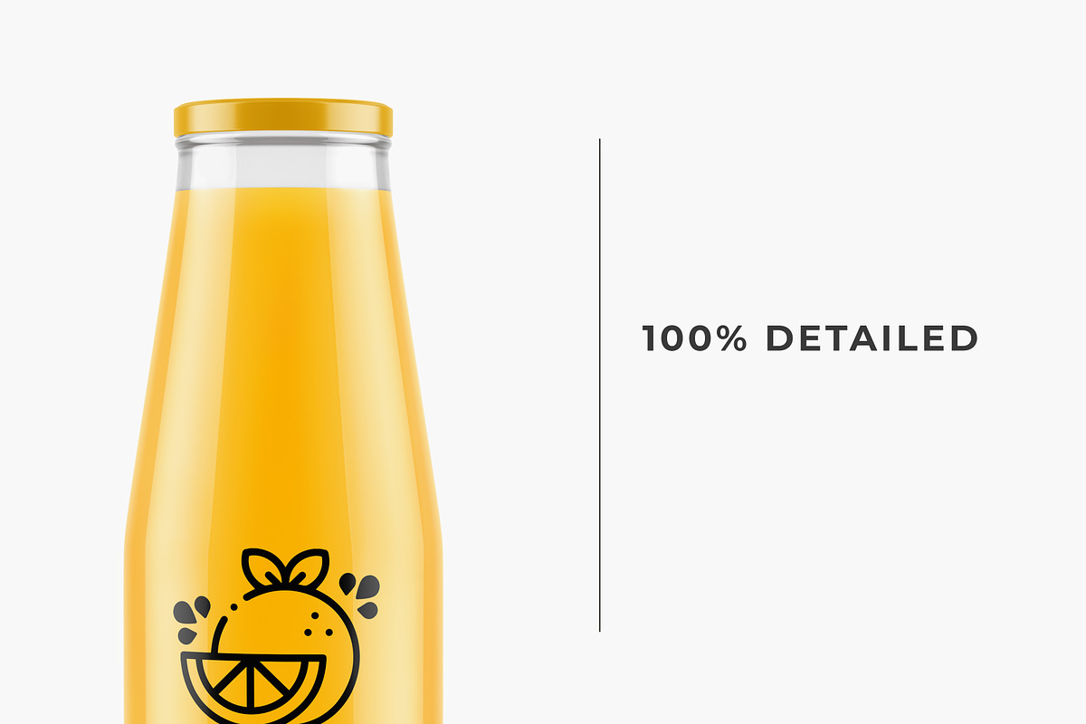 Juice Bottle Mockups, a Product Mockup by AlkStudio (Photo 4 of 5)