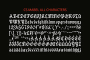 CS Mabel – Blackletter Font, a Blackletter Font by Craft Supply Co. (Thumbnail 8 of 8)