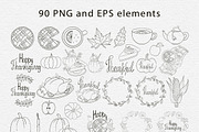 Thanksgiving Vector Pack, a Seasonal Illustration by Mari_Caliart (Thumbnail 2 of 10)