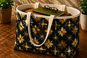 Gold Glam Seamless Velvet Pattern, a Pattern Graphic by Canvas Craft (Thumbnail 5 of 9)