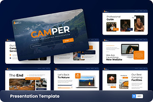 Camping - Outdoor Activity Keynote, a Presentation Template by GraphauseProject