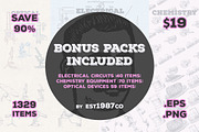 Vintage Vector Illustrations Bundle, a Food Illustration by TheBlackPixelCo (Thumbnail 2 of 17)