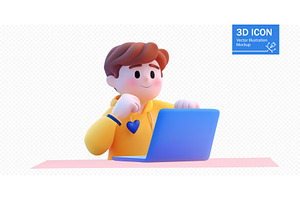 A vibrant 3D vector illustration of, a Technology Illustration by ZinetroN