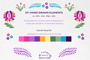 Mexican Folk Hand-Drawn Art, a Decorative Illustration by Decor Lines (Thumbnail 2 of 10)