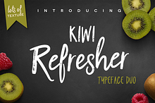 Kiwi Refresher Font Duo