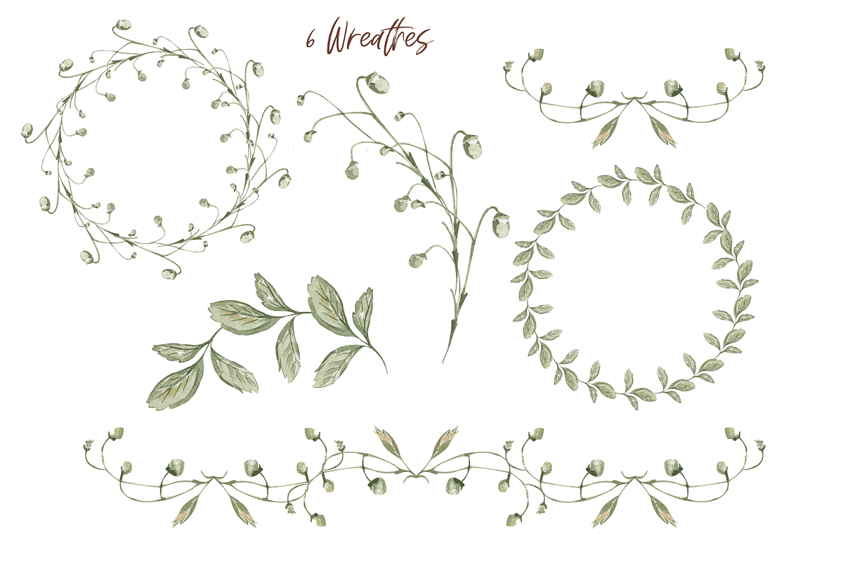 Farm Watercolor Clipart, an Animal Illustration by natalisart (Photo 7 of 8)