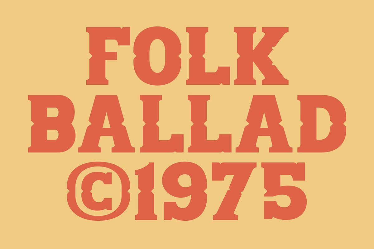 CS Modley – Western Font, a Slab Serif Font by Craft Supply Co. (Photo 3 of 8)
