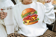 Fast Food Watercolor Clipart, an Illustration by Sublimation Artist (Thumbnail 4 of 6)