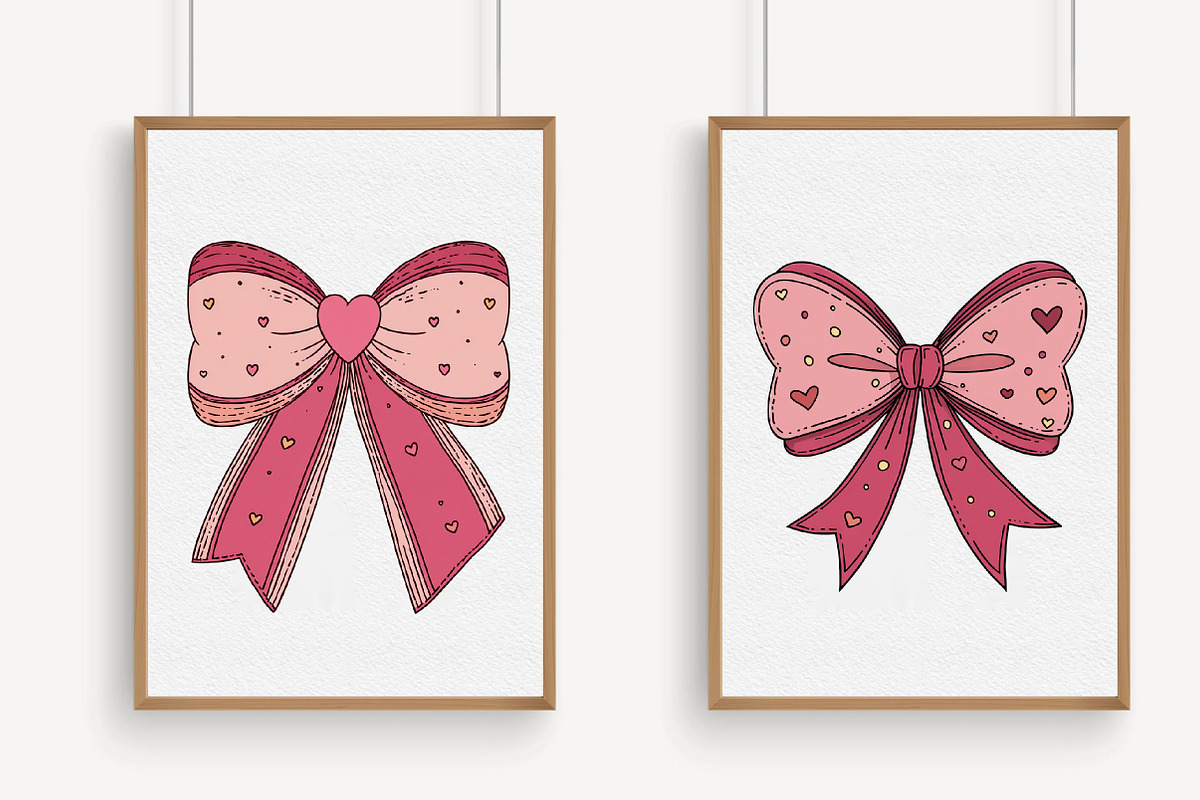Whimsical Valentine Elements Clipart, an Illustration by Libby Wishes (Photo 3 of 8)