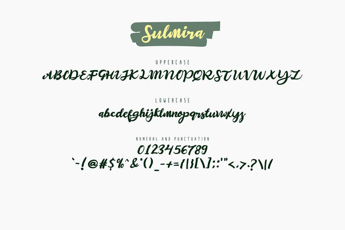 Sulmira, a Script Font by Mozyen Studio (Photo 8 of 9)