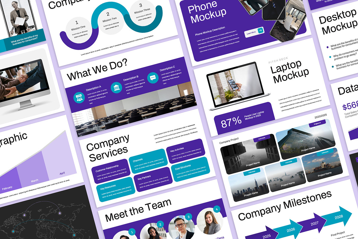Pitch Deck PowerPoint, a Presentation Template by rgbryand (Photo 6 of 7)