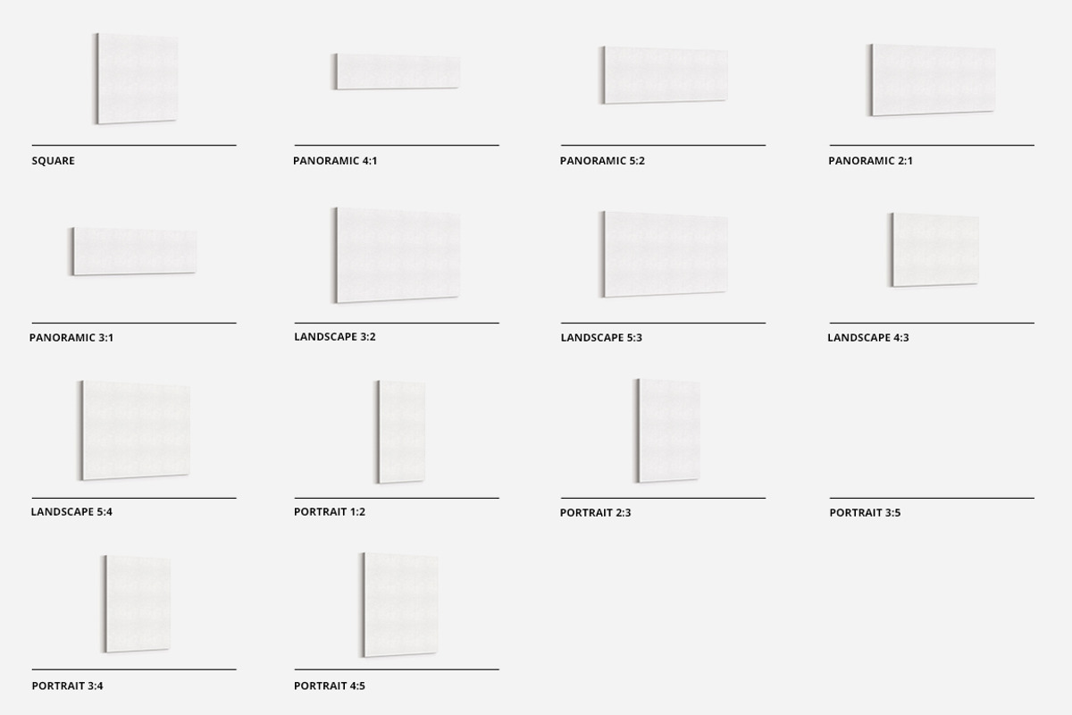 Canvas Print Many Sizes Mockup Set, a Poster Template by creatsy2 (Photo 10 of 12)
