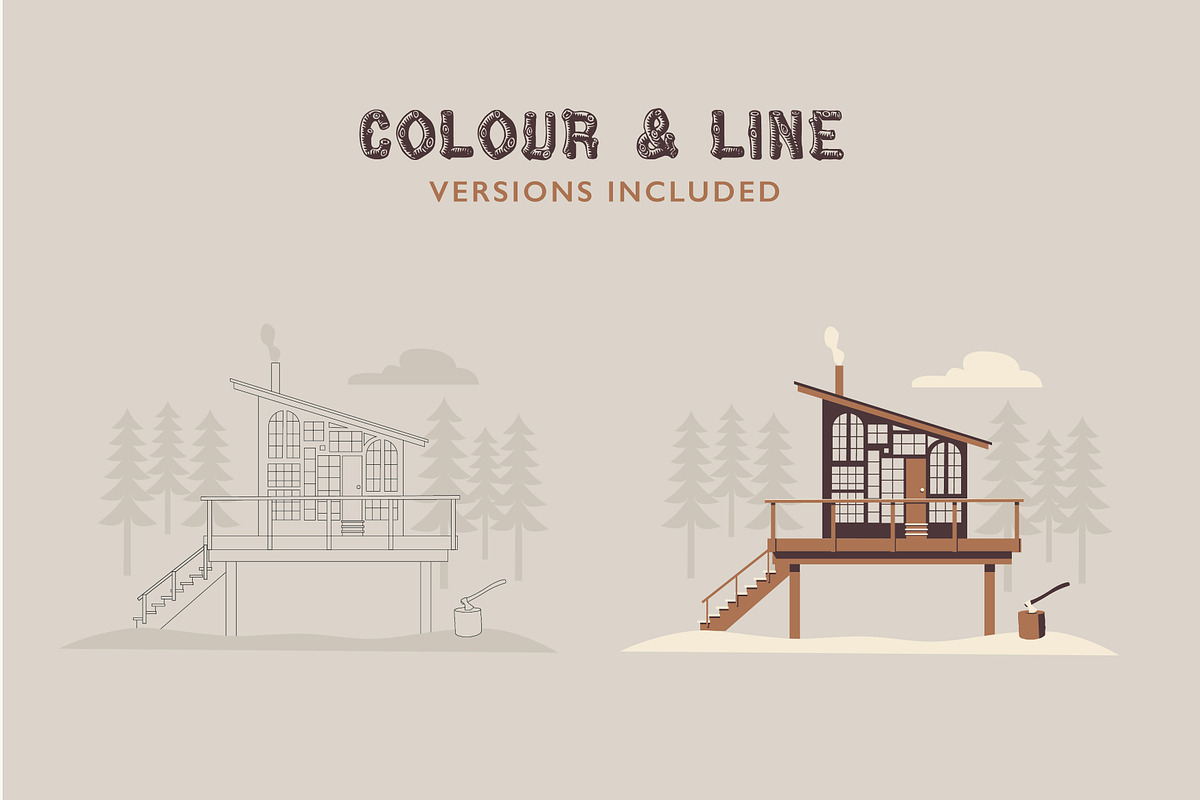 Treehouse Cabin, an Illustration by the cabin supply co (Photo 2 of 3)