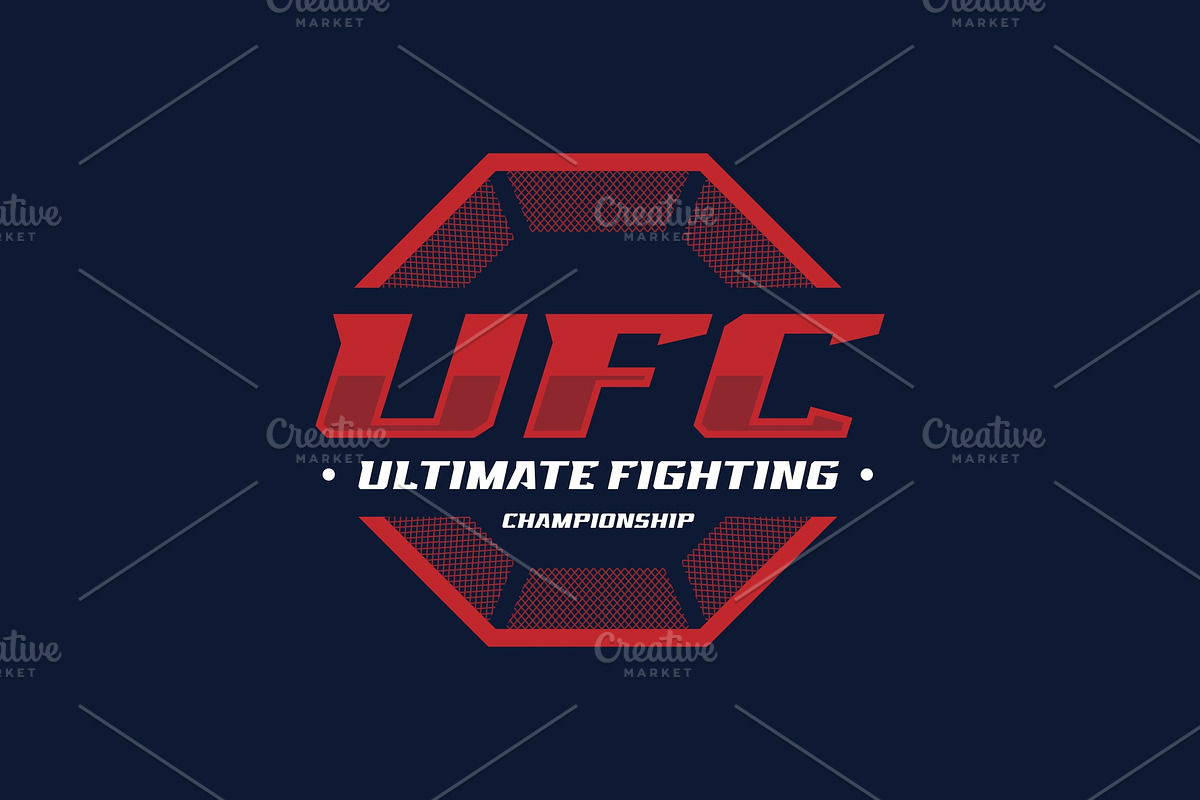 ultimate fighting championship logo, a Branding & Logo Template by swarnstudio