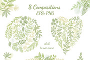 Leaves Branches & Herbs Fresh Doodle, a Decorative Illustration by antuanetto (Thumbnail 2 of 11)