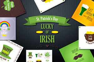 St. Patrick's Labels and Badges