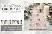 Christmas Table Runner Mockups, a Household Mockup by mock-ups (Thumbnail 10 of 15)