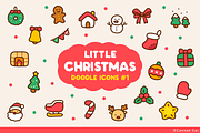 Little Christmas Icons Set #1, an Outline Icon by Canned Cat (Thumbnail 1 of 6)