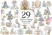 Skeleton Easter PNG Clipart Spooky., an Object Illustration by KennedyStudio (Thumbnail 1 of 5)