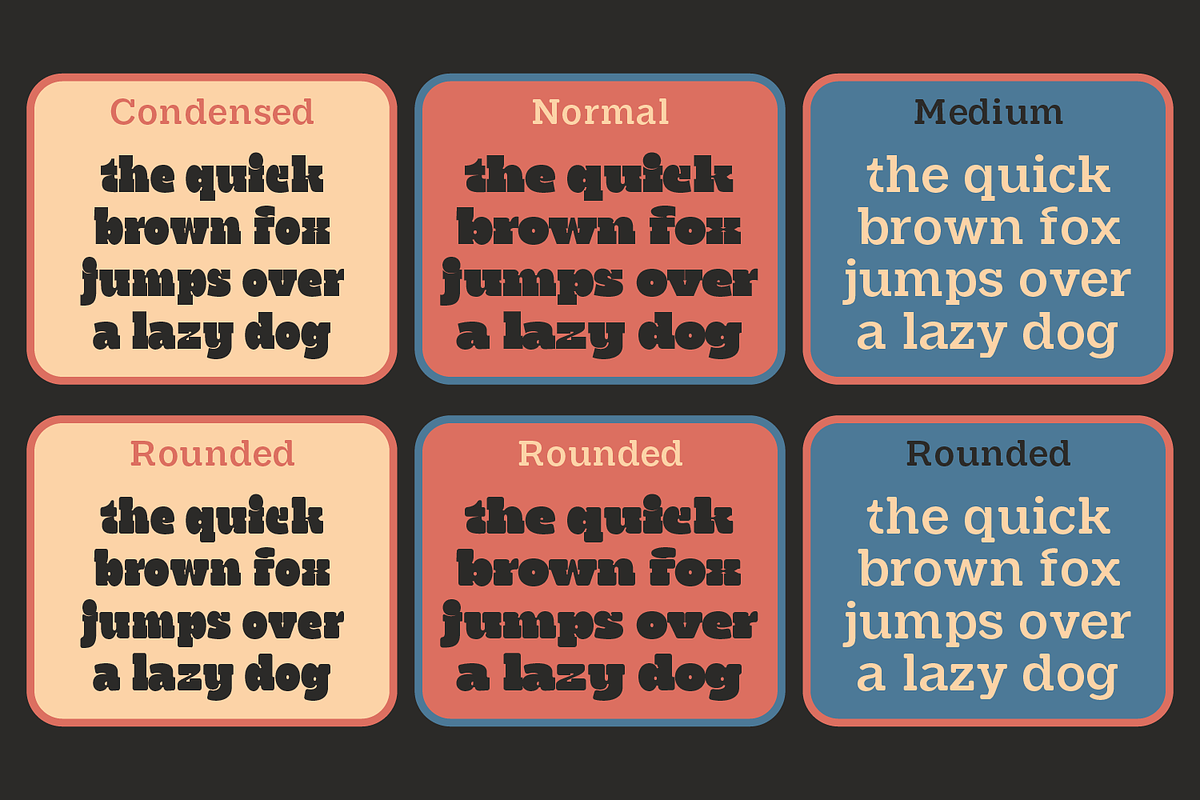 Strong Display Sans Family, a Slab Serif Font by xdCreative (Photo 3 of 8)