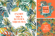 Big Tropical Set: patterns & frames, a Pattern Graphic by VasilkovS (Thumbnail 3 of 7)