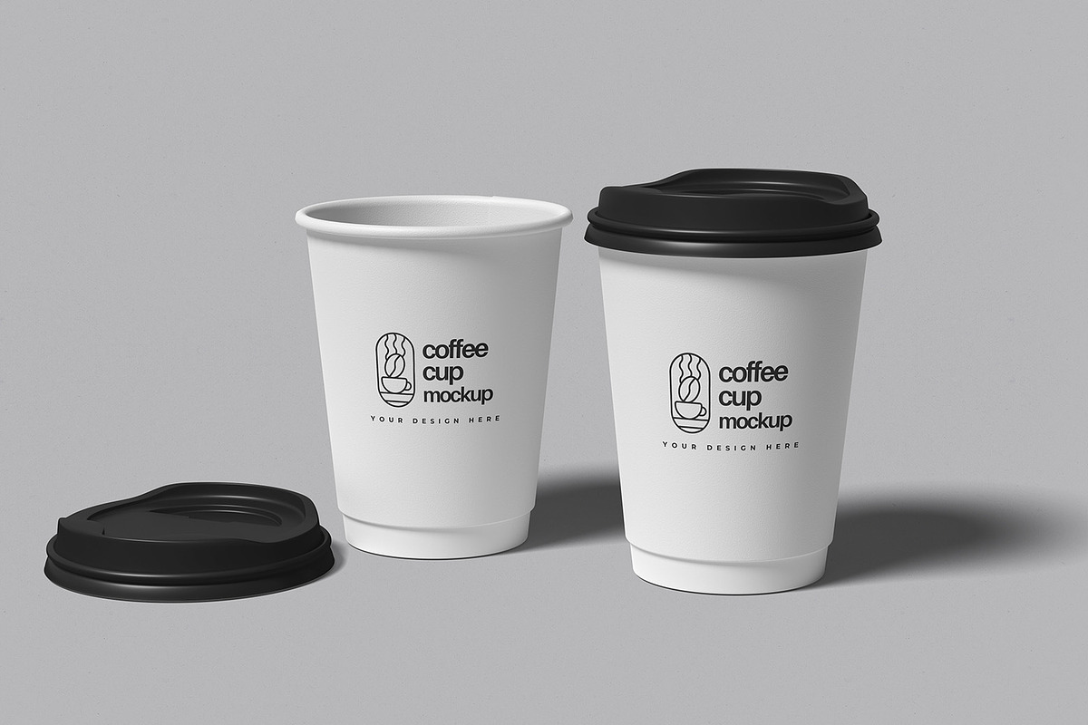 Coffee Cup Mockup, a Packaging Mockup by graphicsecond (Photo 2 of 7)