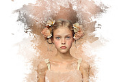 Focus Watercolor Art Action, an Action Add-On by Photoshop Action (Thumbnail 2 of 12)