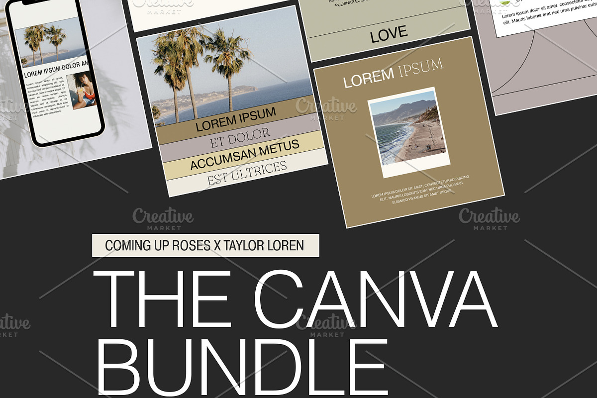 Canva Templates Bundle, a Templates & Theme by Shop Taylor Loren (Photo 1 of 2)