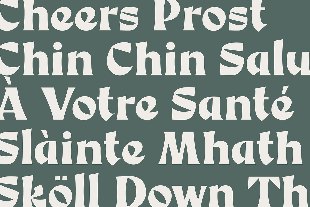 Something Rounded Serif Blackletter, a Blackletter Font by Colt Type Co (Photo 7 of 7)