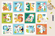 Baby Milestone Printable Cards, a Card Template by Ejevyaka (Thumbnail 3 of 6)