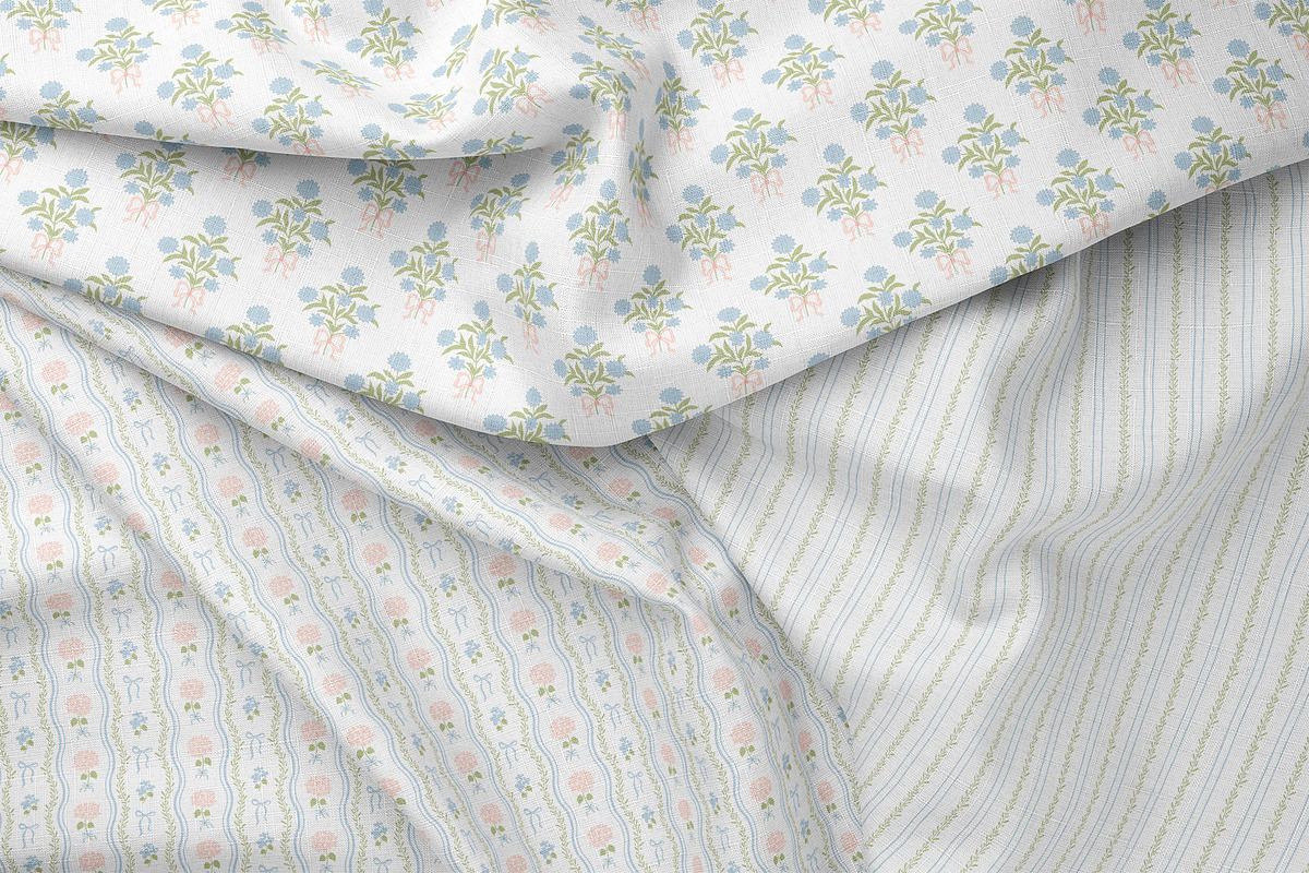 Grandmillennial & Preppy patterns, a Pattern Graphic by Tani Kuzminka (Photo 26 of 26)