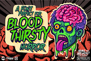 Brains for Breakfast - Sci-Fi Font, a Handwritten Font by Remedy667 (Thumbnail 2 of 10)