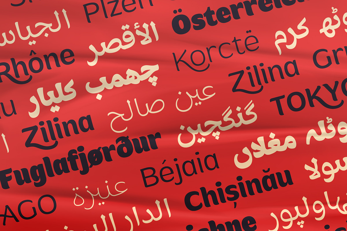 Mahameru Latin & Arabic Elegant Font, a Sans Serif Font by Namela Studio (Photo 3 of 9)