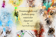 Boho Dreamcatcher Clipart, an Illustration by PaperAndCrayons (Thumbnail 1 of 6)
