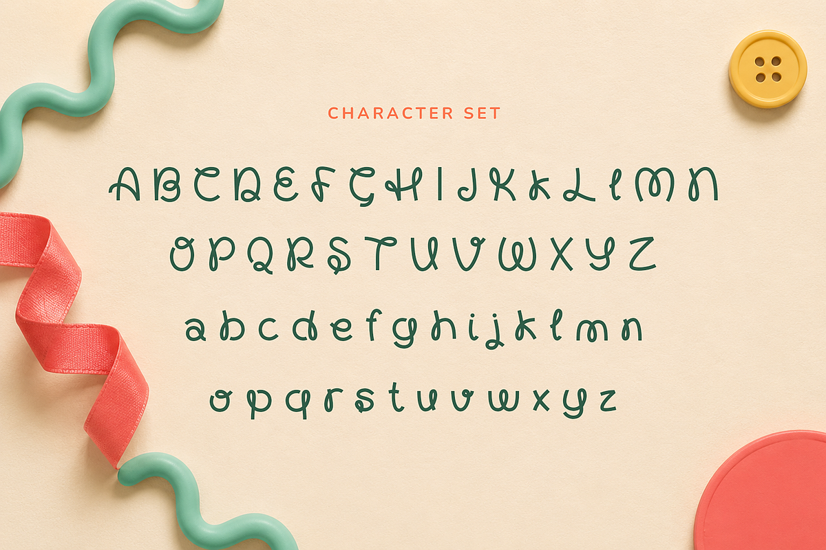 Monkeela | Playful Loop Display Font, a Sans Serif Font by Maenjari Std (Photo 2 of 10)