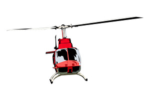Helicopter, a Transportation Illustration by Sumberpangan